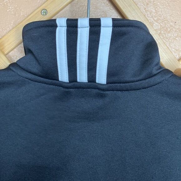 Adidas Black 1/4 Zip Long Sleeve Pullover Size Small - Picture 14 of 15